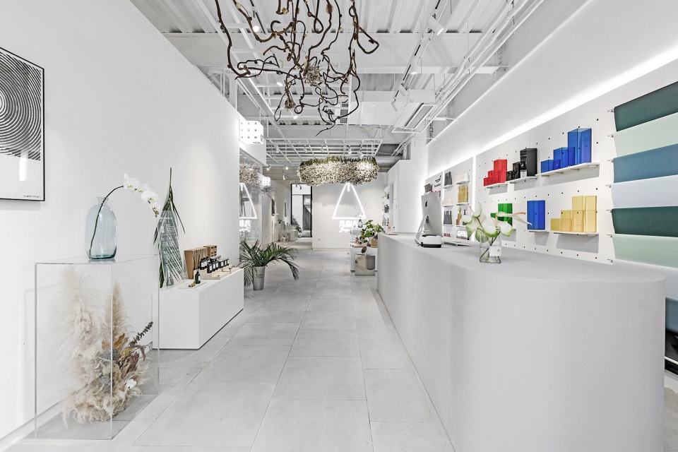 floristry space in chengdu china by ge studio