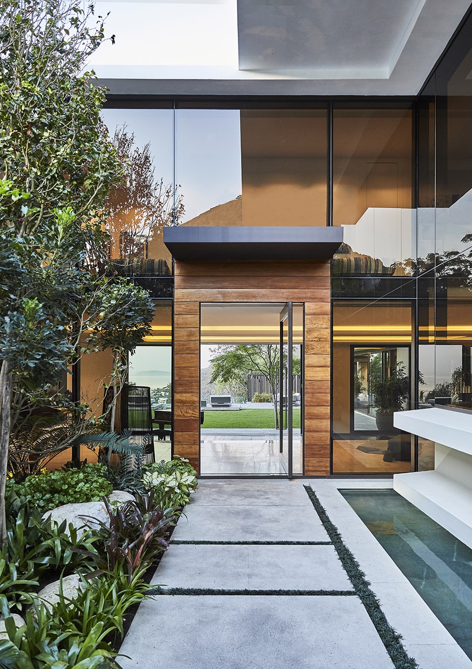 interior design of hillside view by arrcc