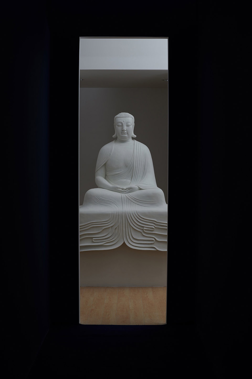 suzhou jiangjiaban buddha statue exhibition space china by team bldg