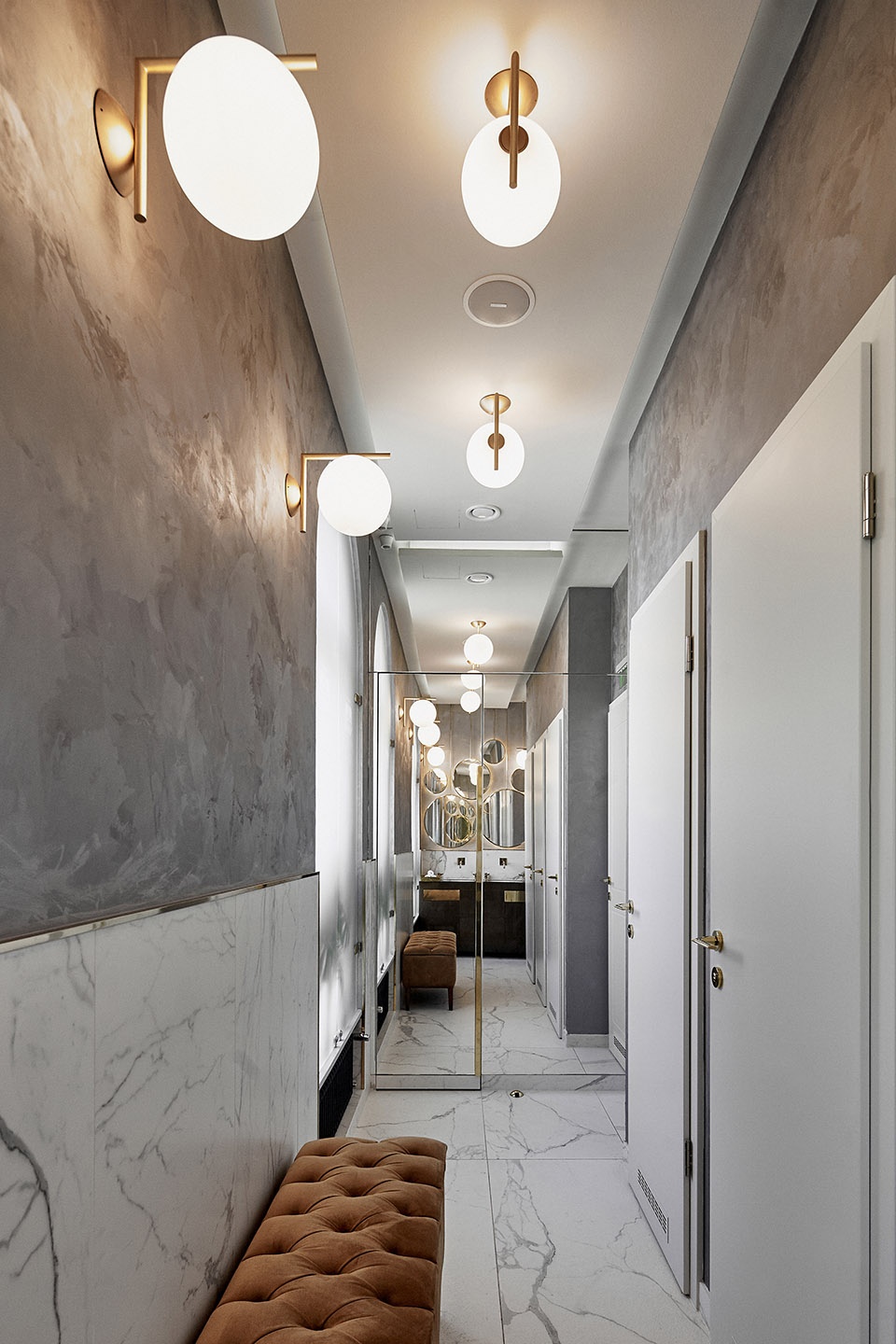 gundel restaurant washroom by lab5 architects