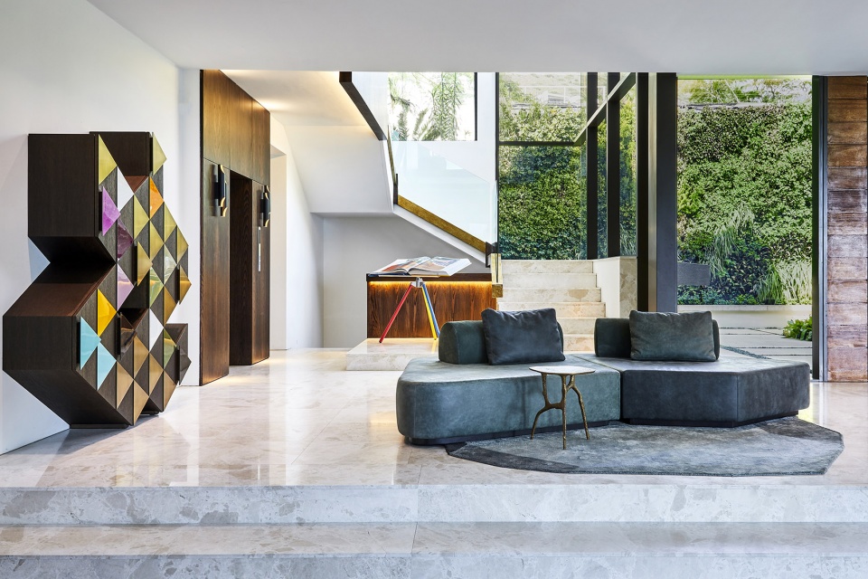 interior design of hillside view by arrcc