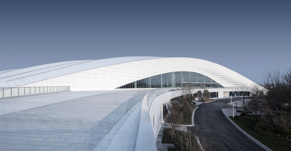 rudong sports center china by tjad