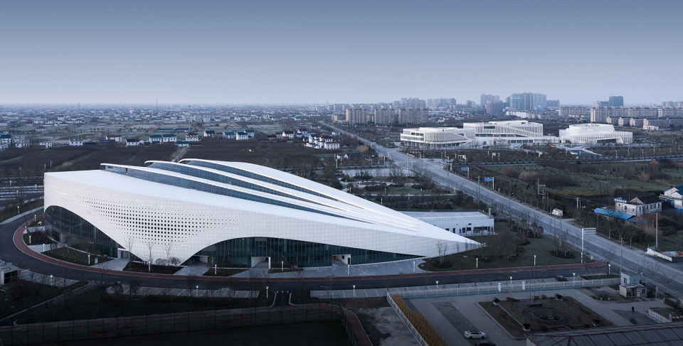 rudong sports center china by tjad