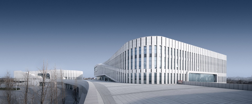 rudong cultural center china by tjad