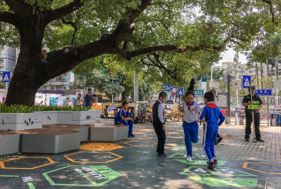 time story shekou school square landscape design china by zizu studio