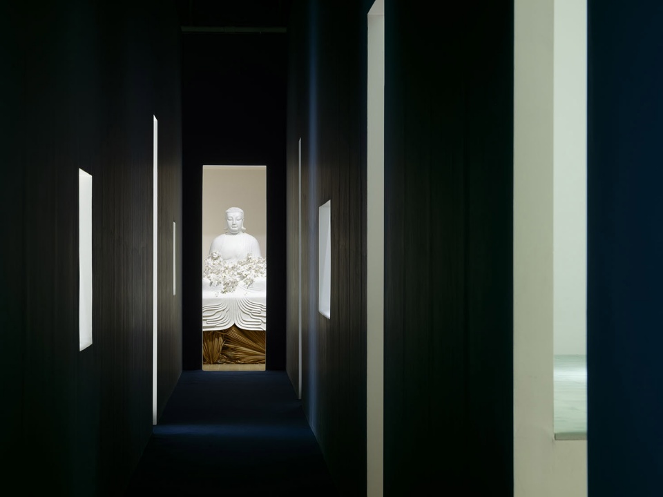 suzhou jiangjiaban buddha statue exhibition space china by team bldg