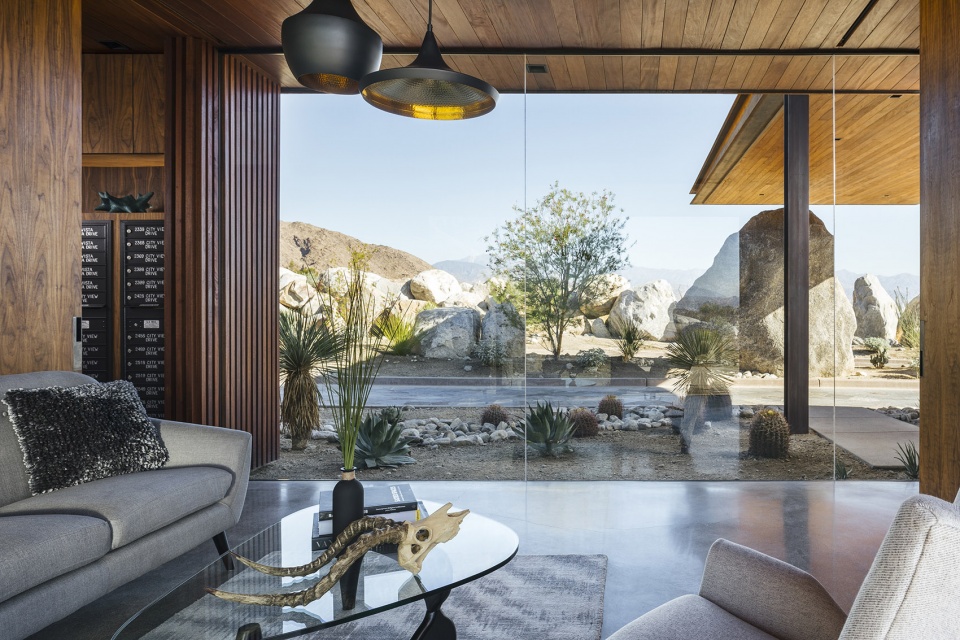 desert palisades guardhouse by studio ard architects