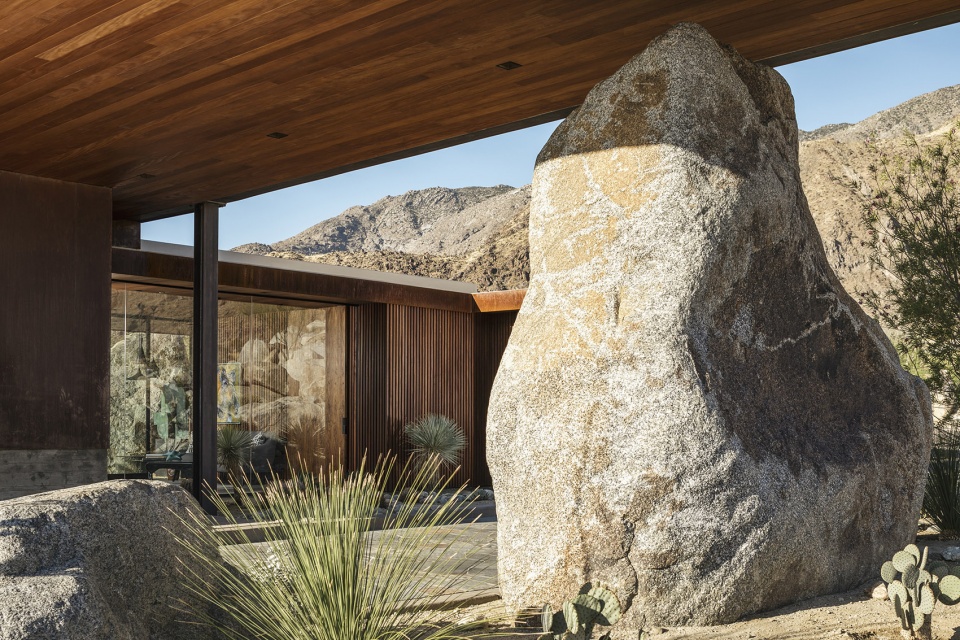 desert palisades guardhouse by studio ard architects