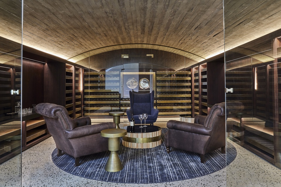 interior design of hillside view by arrcc