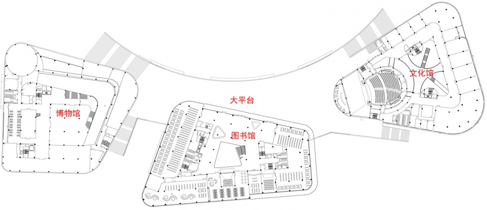 rudong cultural center china by tjad