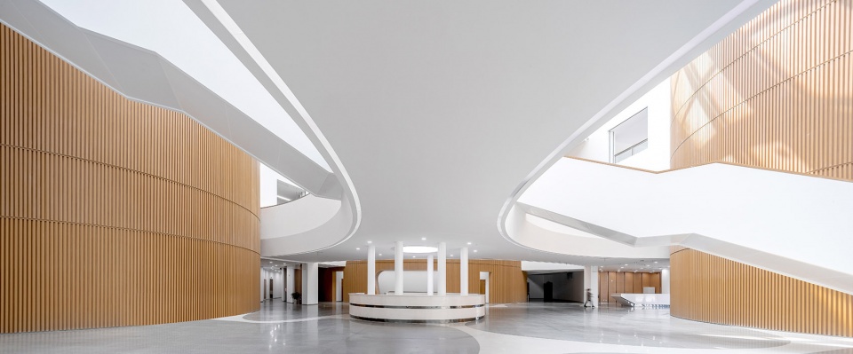 rudong cultural center china by tjad