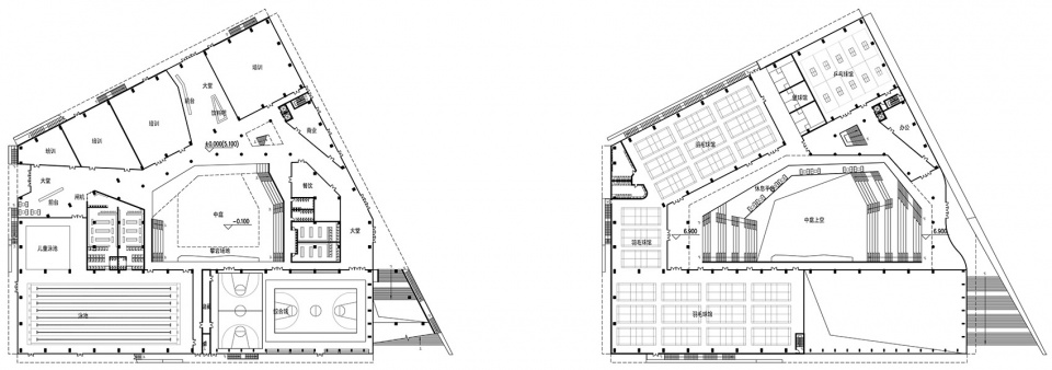 yangzhou southern sports park china by pt architecture design