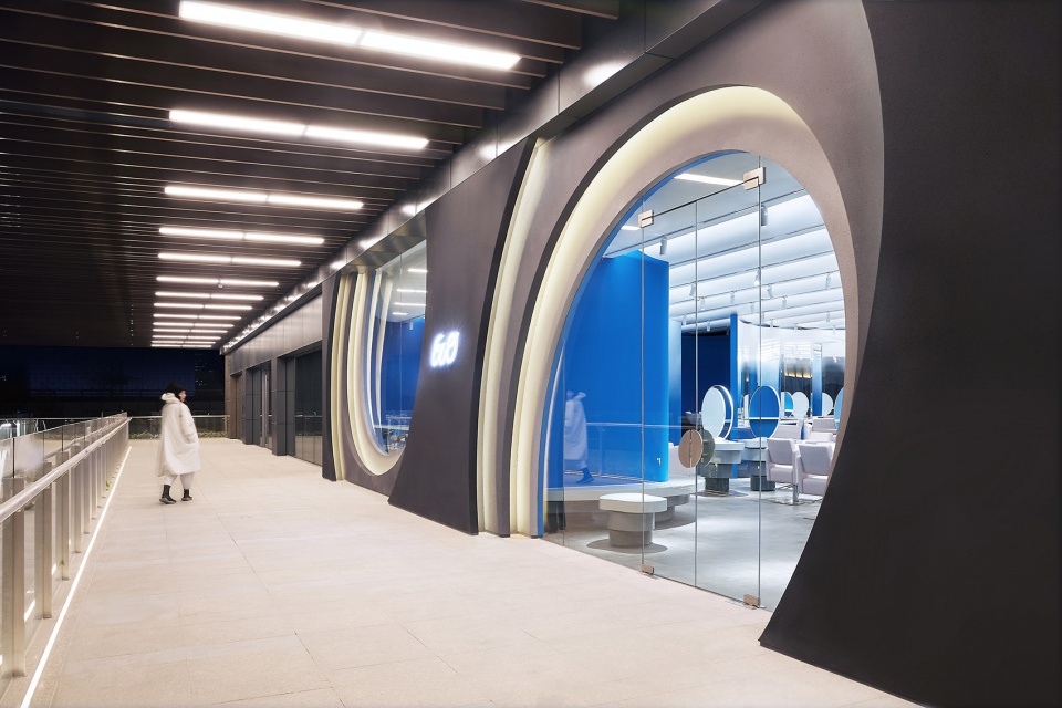 blue mist in beijing china by 123 architects