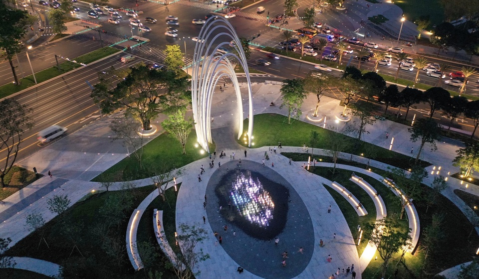 four square park china by elandscript studio