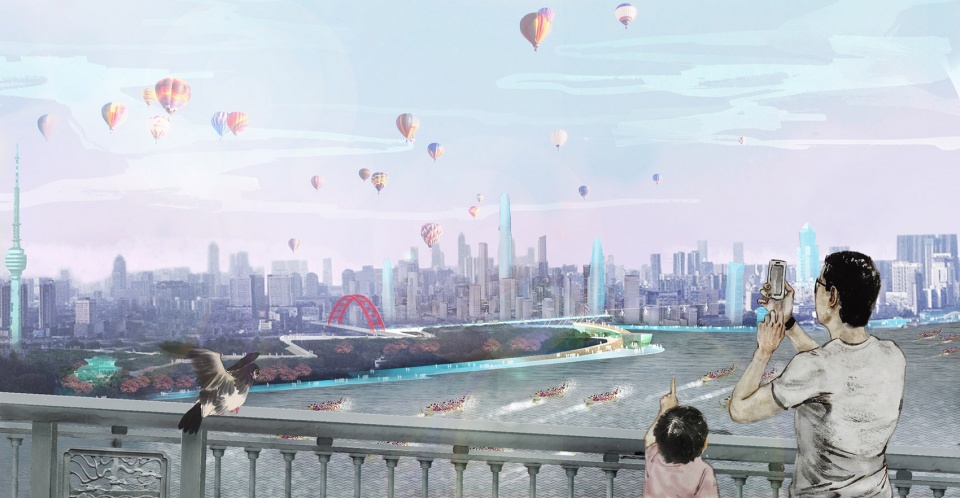 wuhan yangtze riverfront park in china by sasaki
