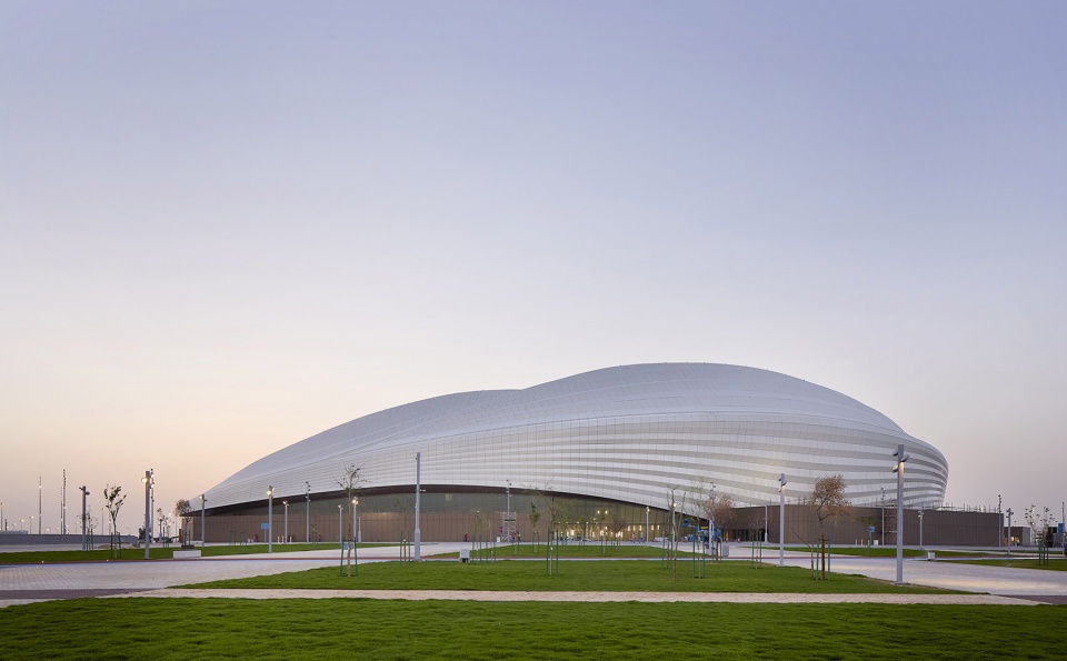 al janoub stadium in al wakrah by zaha hadid architects