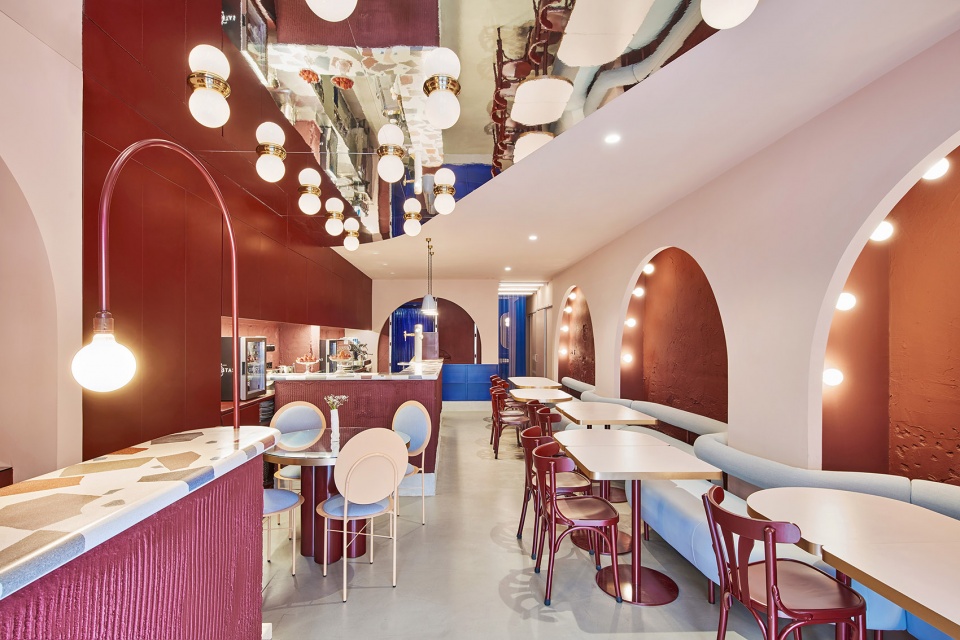 el camerino restaurant by bodegon cabinet