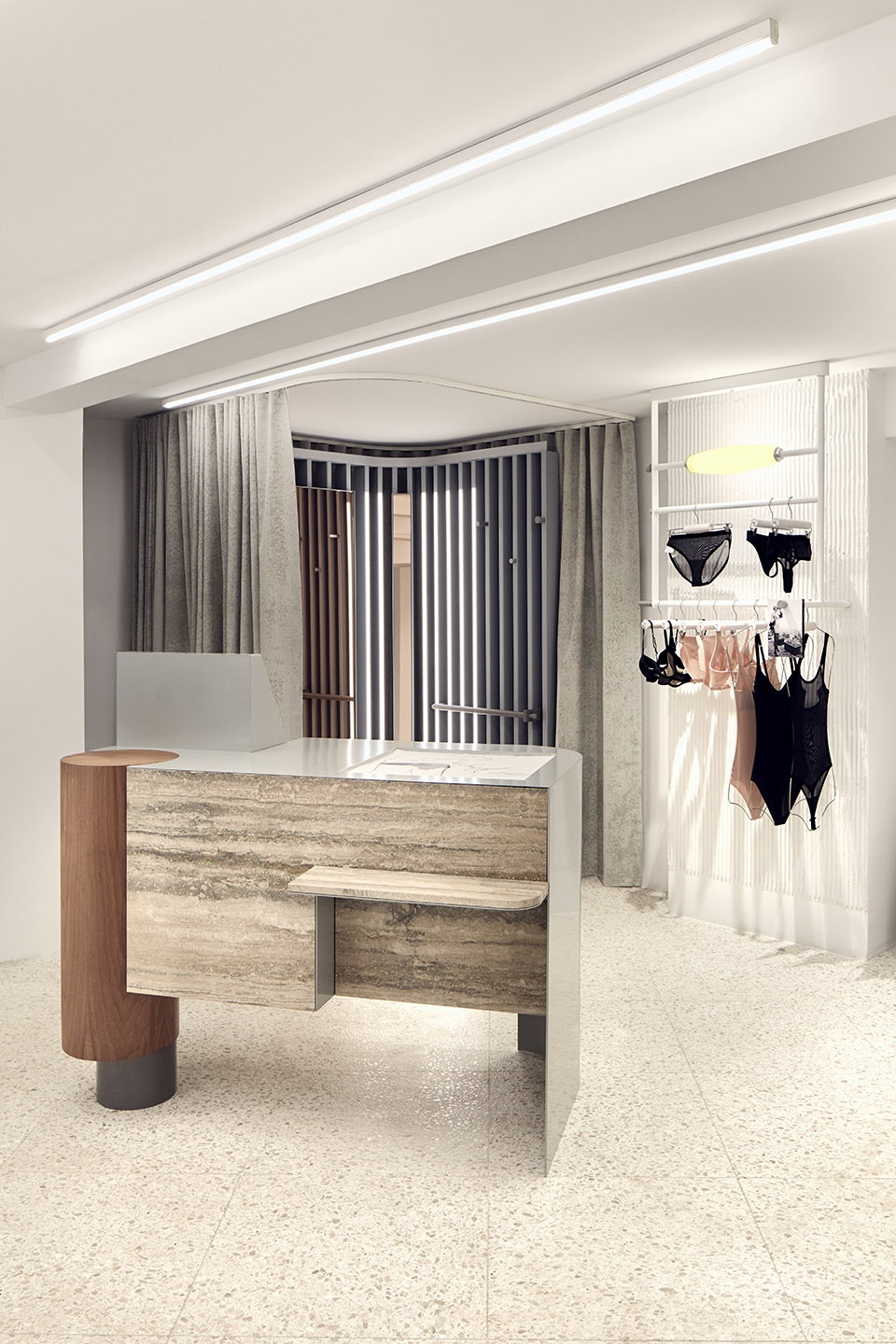 wolford store paris i by studio modijefsky