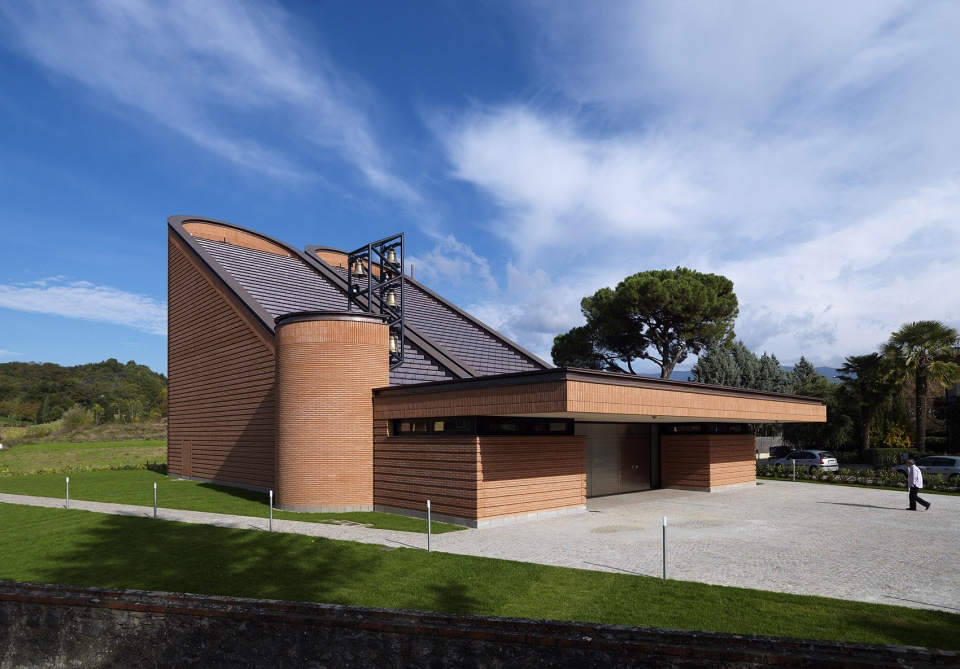 church of santa maria nuova by mario botta architetti