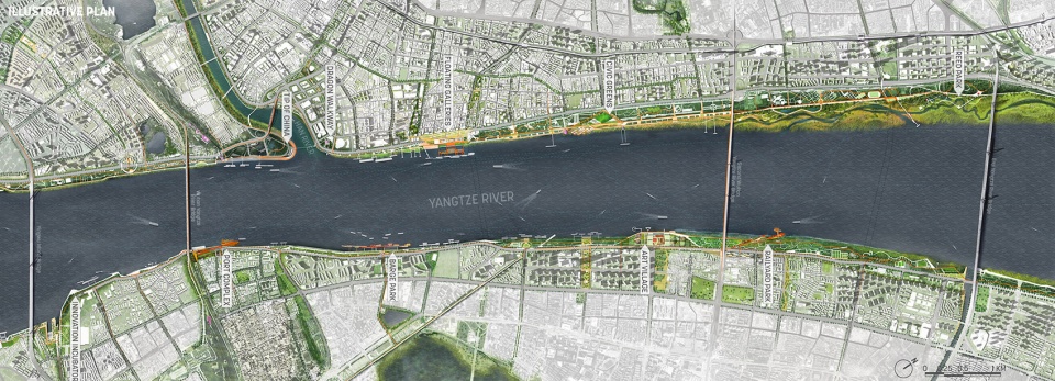 wuhan yangtze riverfront park in china by sasaki