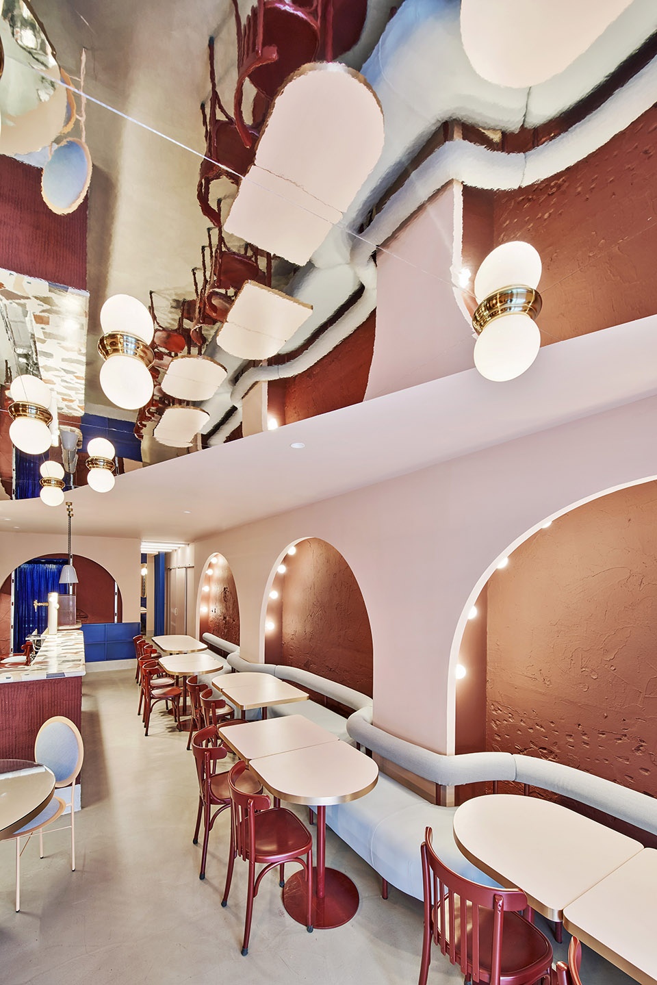 el camerino restaurant by bodegon cabinet