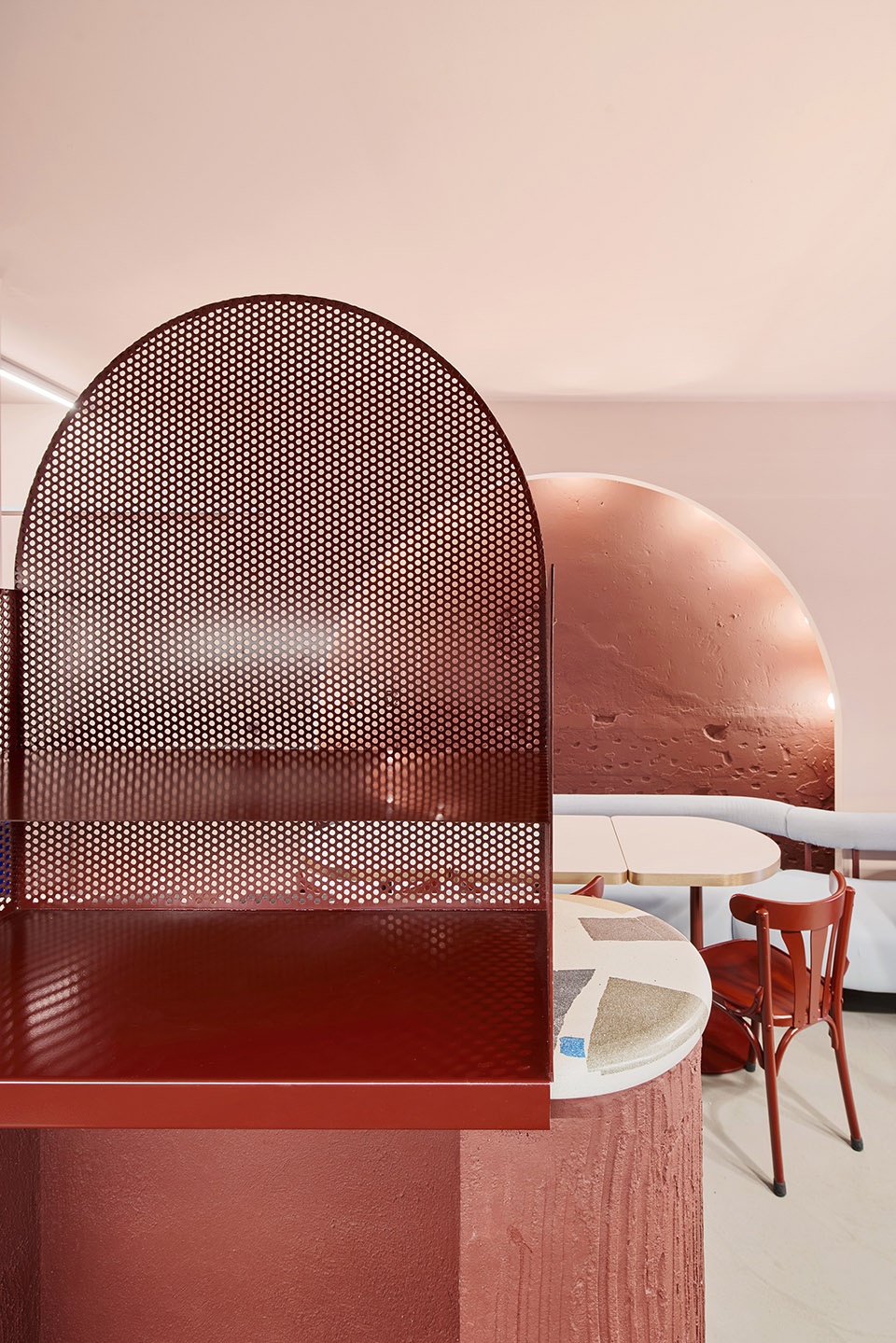 el camerino restaurant by bodegon cabinet