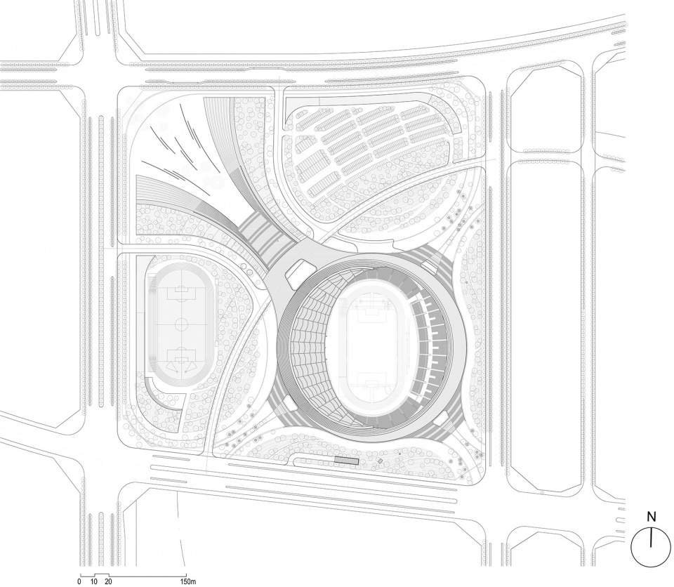 wuyuanhe stadium haikou china by gmp