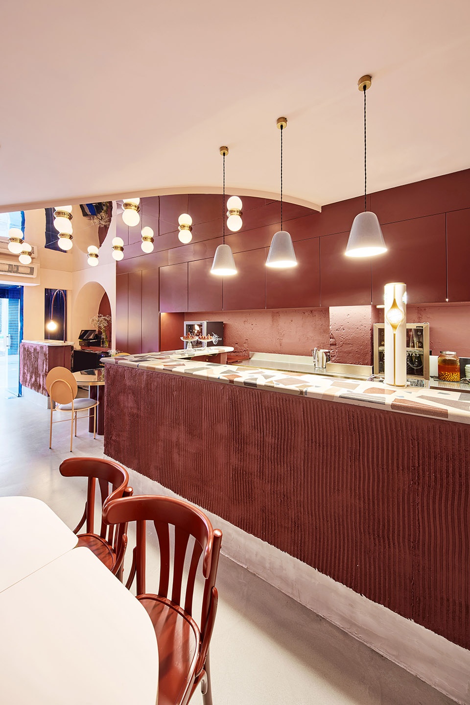 el camerino restaurant by bodegon cabinet