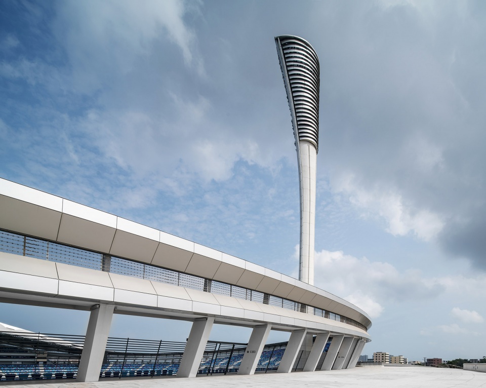 wuyuanhe stadium haikou china by gmp