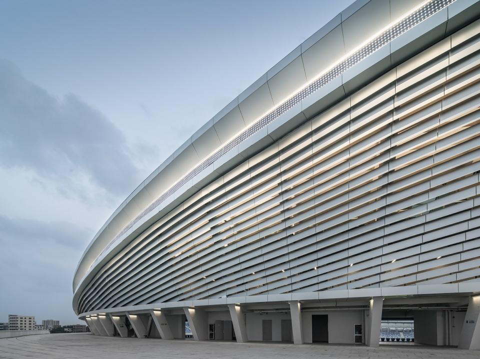 wuyuanhe stadium haikou china by gmp