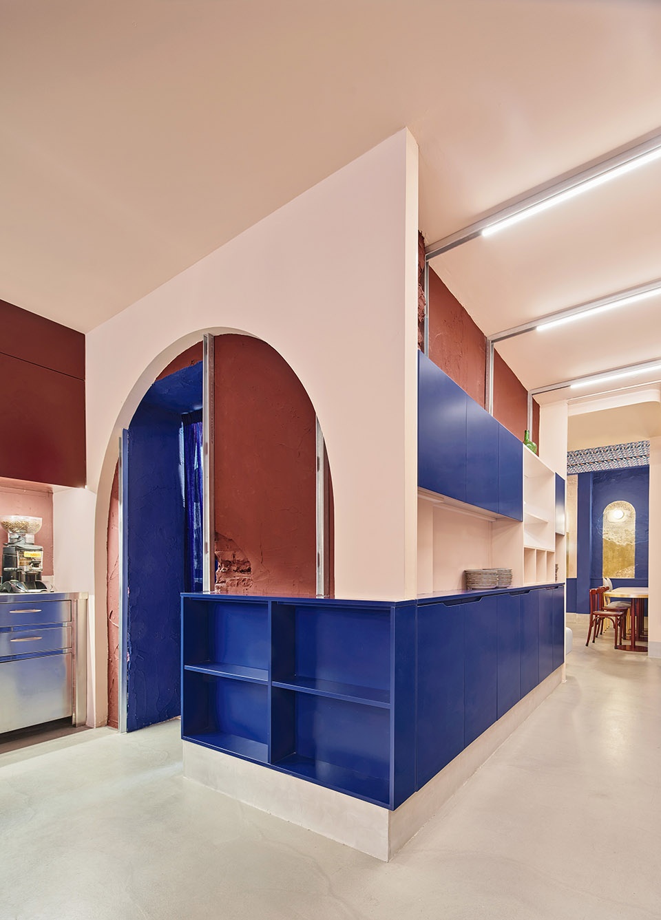 el camerino restaurant by bodegon cabinet