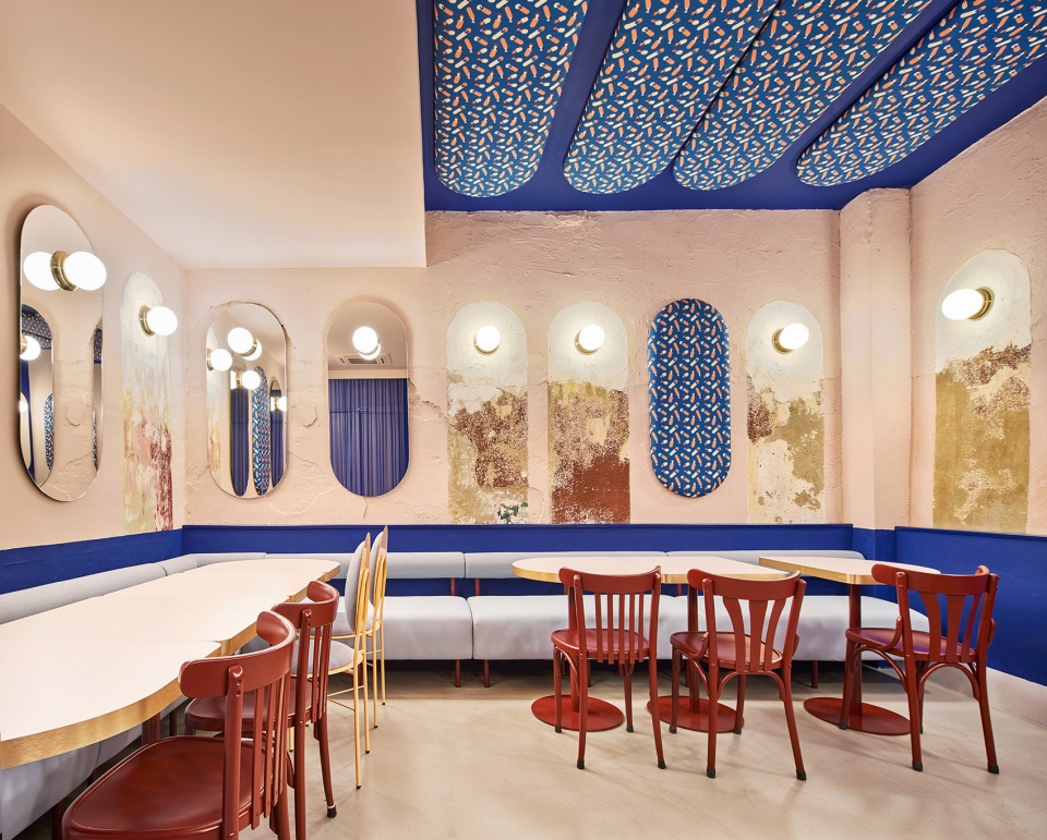 el camerino restaurant by bodegon cabinet