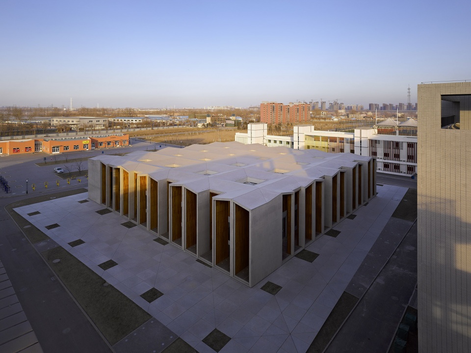 complex building of bucea new campus china by biad hu yue studio