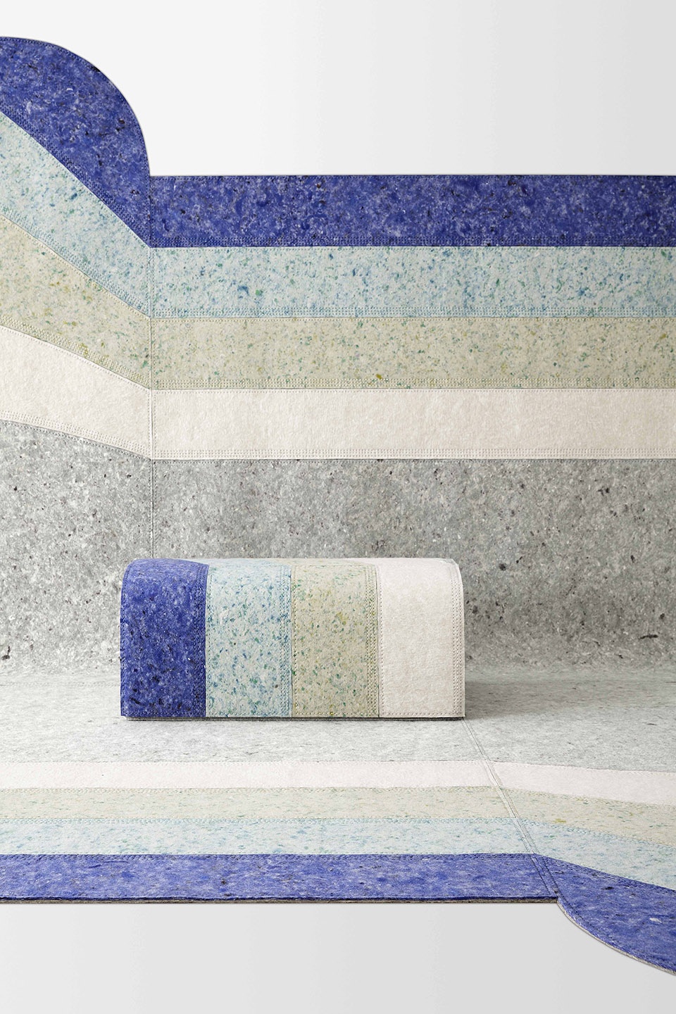 sustainable felt nuances by patricia urquiola for gan
