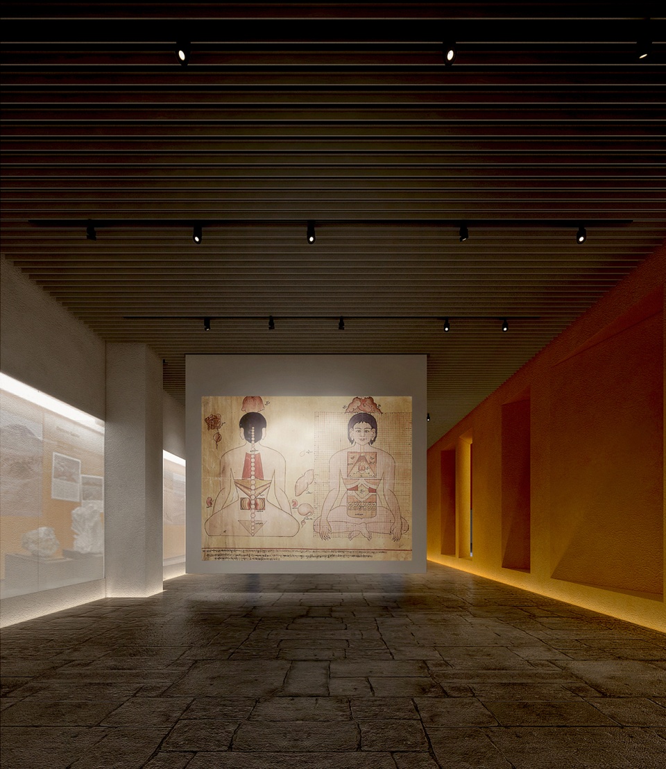 tibet intangible cultural heritage museum by shenzhen huahui design co ltd