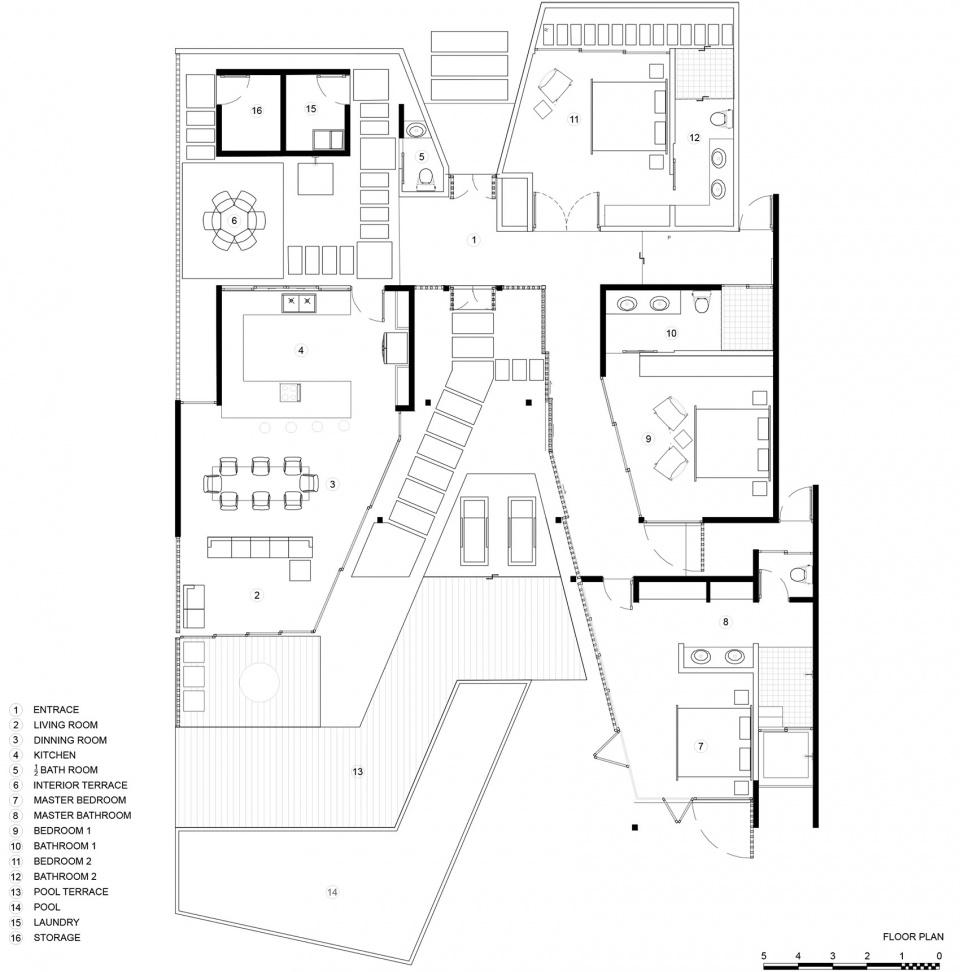 beach front gardens casas sare caracali by laboratory sustaining design