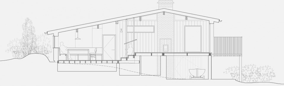riverchapel adaptations to a holiday home by robert bourke architects
