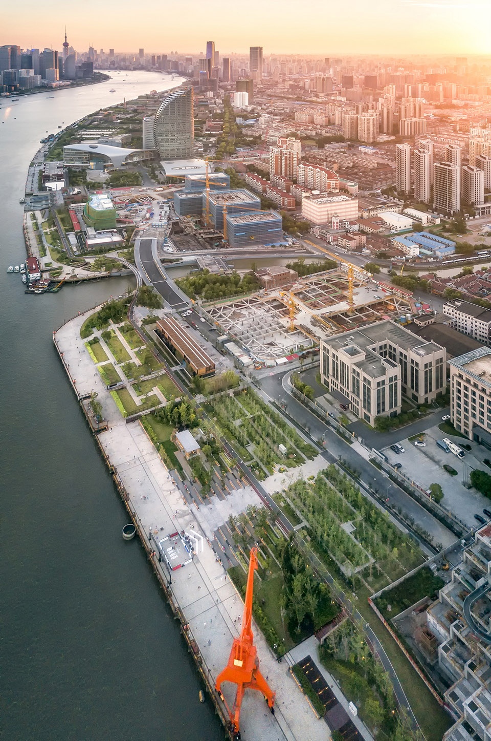 public space of yangpu riverfront south section phase ii china by daguan landscape design