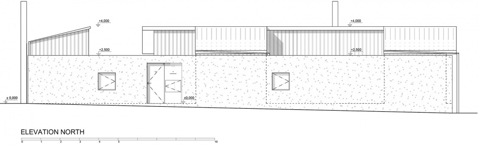 house behind the wall by mjolk architects