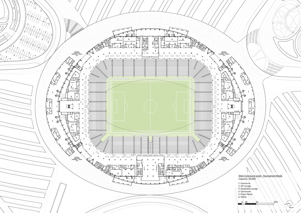 al janoub stadium in al wakrah by zaha hadid architects
