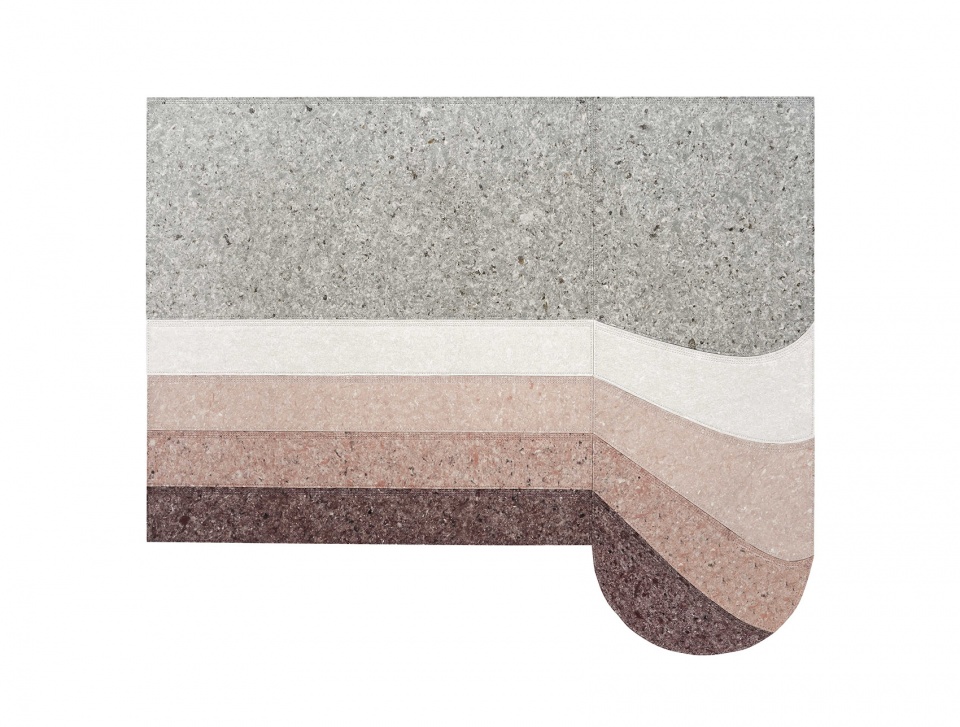 sustainable felt nuances by patricia urquiola for gan
