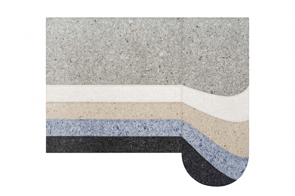 sustainable felt nuances by patricia urquiola for gan