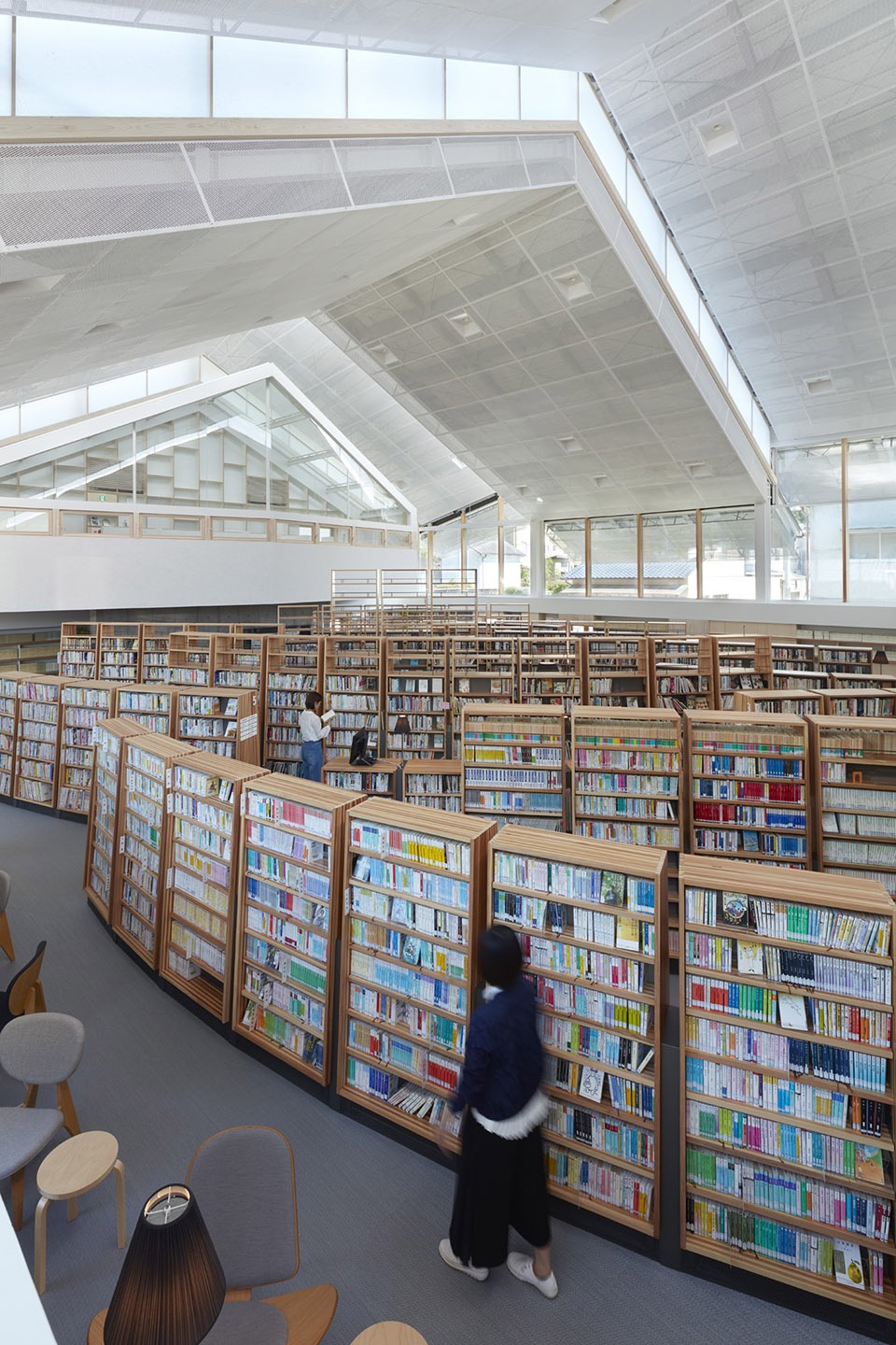 taketa municipal library by takao shiotsuka atelier
