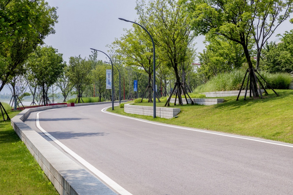 riverside commercial eco park china by collective landscape design