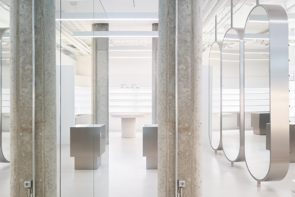 zalando beauty station by batek architekten