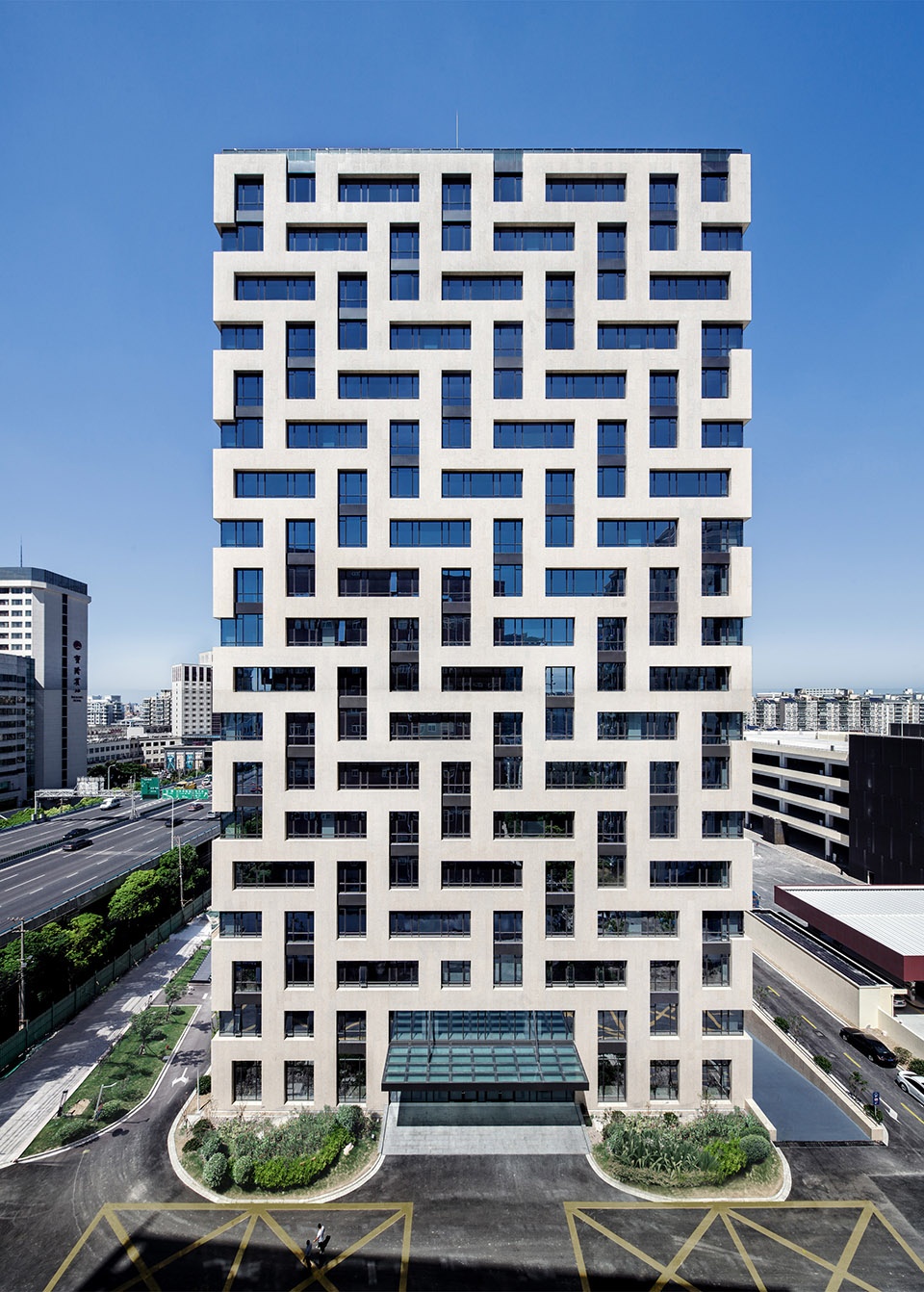 renovation of bus parking lot on yixian road china by tjad
