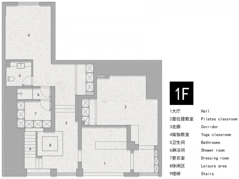 wu yoga in wuxi china by jcd interior design