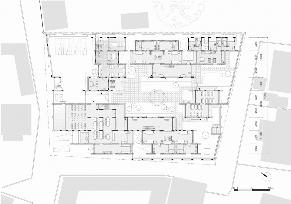 au dormitory by terrain architects