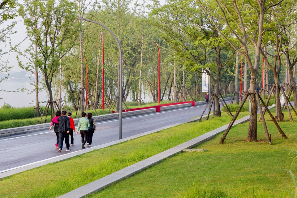 riverside commercial eco park china by collective landscape design