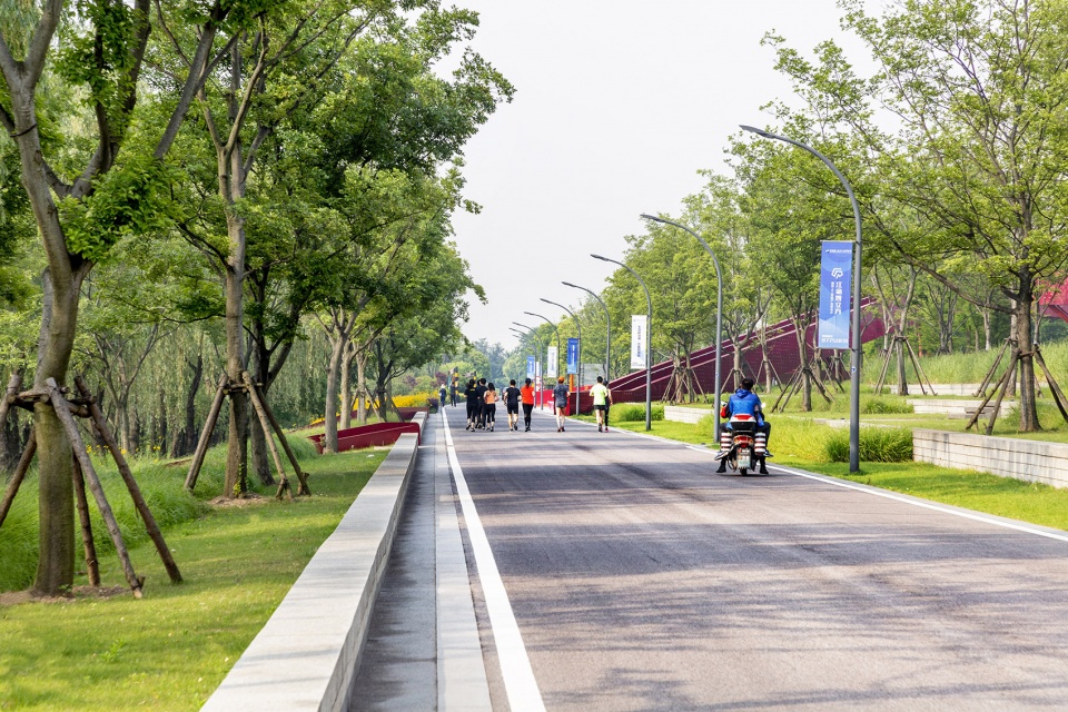riverside commercial eco park china by collective landscape design